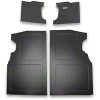 Scott Rod Fabrication Aluminum Trunk Floor And Side Panel Cover Kit - Black (94-04 All) - AM Interior NTFSB-15 CA