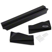 Scott Rob Fabrication Aluminum Radiator Cover - Black (87-93 All) - Scott Rod Fabrication FRTBC-10CA