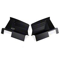 Scott Rob Fabrication Aluminum Inner Skirt Covers w/ Sway Bar - Black (87-93 All) - Scott Rod Fabrication FIC-712CAS