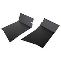 Scott Rob Fabrication Aluminum Rear Inner Skirt Covers - Black (87-93 All) - Scott Rod Fabrication FIR-82CA