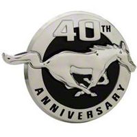 Mustang 40th Anniversary Emblem - Passenger Side