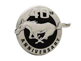 Mustang 40th Anniversary Emblem - Driver Side