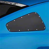Scott Drake Window Covers w/Rivets - Black (10-14 All) - AM Exterior AR3Z-29796/7-BK