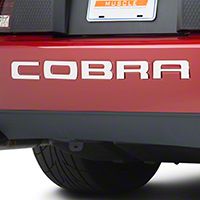 Stainless Steel Bumper Insert Letters (03-04 Cobra) - AM Exterior 13036