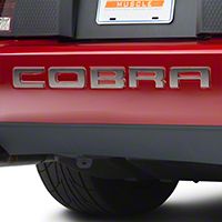 Black Chrome Bumper Insert Letters (03-04 Cobra)