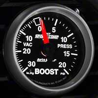 Auto Meter Sport Comp II Boost/Vac Gauge - 20psi Mechanical (79-14 All) - Auto Meter 3607
