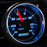 Auto Meter Cobalt Boost/Vac Gauge - 20 psi Mechanical (79-14 All) - Auto Meter 6107