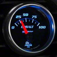 Auto Meter Cobalt Oil Pressure Gauge - Electric (79-14 All) - Auto Meter 6127
