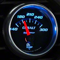 Auto Meter Cobalt Oil Temp Gauge - Electric (79-14 All) - Auto Meter 6148