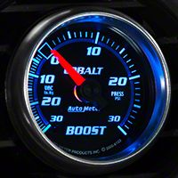 Auto Meter Cobalt Boost/Vac Gauge - 30psi Electric (79-14 All) - Auto Meter 6159