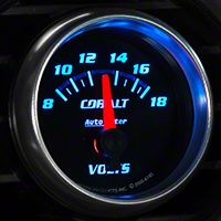Auto Meter Cobalt Voltmeter Gauge - Electric (79-14 All) - Auto Meter 6192