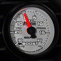 Auto Meter Phantom II Boost/Vac Gauge - 20 psi Mechanical (79-14 All) - Auto Meter 7507