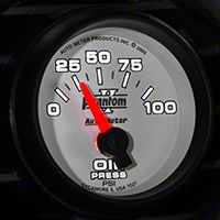 Auto Meter Phantom II Oil Pressure Gauge - Electric (79-14 All) - Auto Meter 7527
