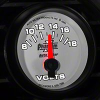 Auto Meter Phantom II Voltmeter Gauge - Electric (79-14 All) - Auto Meter 7592