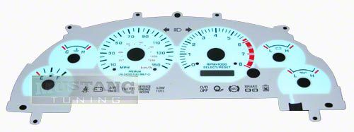 Ford Mustang 6-Color Glow Gauges (GT 99-04)