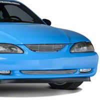 Polished Pony Delete Billet Grille - Combo (94-98) - Modern Billet 17002||GRL-94-NPC||17012||GRL-94-LOW