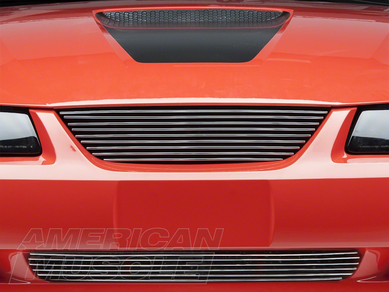 Polished Pony Delete Billet Grille - Combo (99-04) - Modern Billet 17001||GRL-99-NPC||17003||GRL-99-LOW