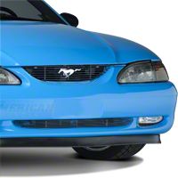 Black Billet Grille w/Pony Cutout - Upper (94-98 All)