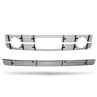 Black Pony Package Billet Grille Combo Kit (05-09 V6)