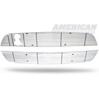 Polished Mustang Billet Upper & Lower Grille Combo (10-12 GT500) - Modern Billet KIT||41125||GRL-10-GT500-UPP||41127||GRL-10-GT500-LOW
