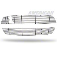Black Mustang Billet Upper & Lower Grille Combo Kit (10-12 GT500) - Modern Billet KIT||41126||GRL-10-GT500-UPP-BLK||41128||GRL-10-GT500-LOW-BLK