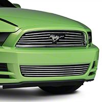 Modern Billet Polished Grille - Upper (13-14 V6)