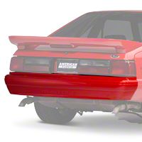 Rear Bumper Cover w/ Mustang Lettering - Unpainted (87-93 LX) - AM Restoration E7ZZ-17835-A