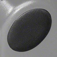Center Console Round Access Plug - Black (87-93 All) - AM Restoration E7ZZ-6104760-B