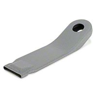 Inner Seat Belt Sleeve - Gray (87-89 All) - AM Restoration E7ZZ-6161172-G