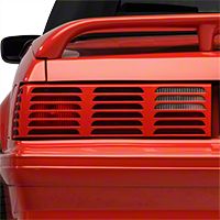 Replacement Tail Light Lens - LH Unpainted (87-93 GT) - AM Lights E7ZZ-13451-GT