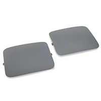 Hatchback Shock Access Covers - Gray (87-89 All) - AM Restoration E7ZZ-6131228-G
