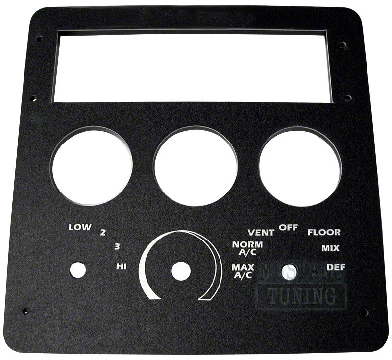 Radio/HVAC Relocation Panel (87-89 All)