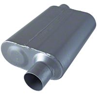 Flowmaster 40 Series Offset Muffler - Stainless Steel 2.5in (79-04 All, Excludes 99-04 Cobra) - Flowmaster 8042543