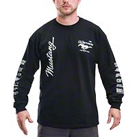 The Legend Lives Long Sleeve Tee - Black - AM Accessories MUS-8L3-CLG2-BLK