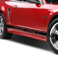 Black Rocker Stripes w/ American Muscle (79-14 All) - AmericanMuscle Graphics 26183