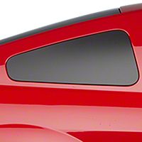 Matte Black Vinyl Quarter Window Blackout (05-09 All) - AmericanMuscle Graphics 26258