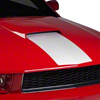 White Hood Stripe (05-09) - AmericanMuscle Graphics 26265
