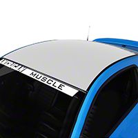 White Boss Style Roof Decal (05-14 All) - AmericanMuscle Graphics 26281