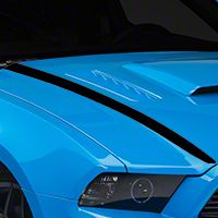 Black Hood Accent Decal (13-14 All) - AmericanMuscle Graphics 26284