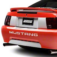 White Rear Deck Lid Panel Decal (99-04 All) - AmericanMuscle Graphics 26296