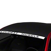 Matte Black Boss Style Roof Decal (94-04 All) - AmericanMuscle Graphics 26303