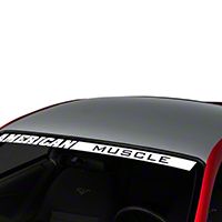 Silver Boss Style Roof Decal (94-04 All) - AmericanMuscle Graphics 26306
