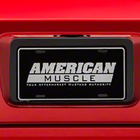 License Plate Insert - Matte Black (05-09 All) - AmericanMuscle Graphics 26312