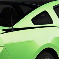 Black Quarter Panel Accent Decal (10-14 All) - AmericanMuscle Graphics 26329