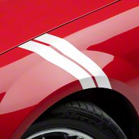 White Hash Marks (05-14 All) - AmericanMuscle Graphics 26159