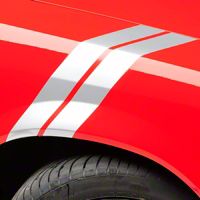 Silver Hash Marks (79-93 All) - AmericanMuscle Graphics 26160