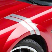Silver Hash Marks (94-04 All) - AmericanMuscle Graphics 26160