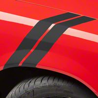 Matte Black Hash Marks (79-93 All) - AmericanMuscle Graphics 26179