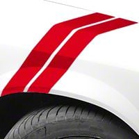Red Hash Marks (79-93 All) - AmericanMuscle Graphics 26239