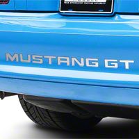Stainless Steel Vinyl Bumper Insert Letters (94-98 GT, V6; 94-95 Cobra)